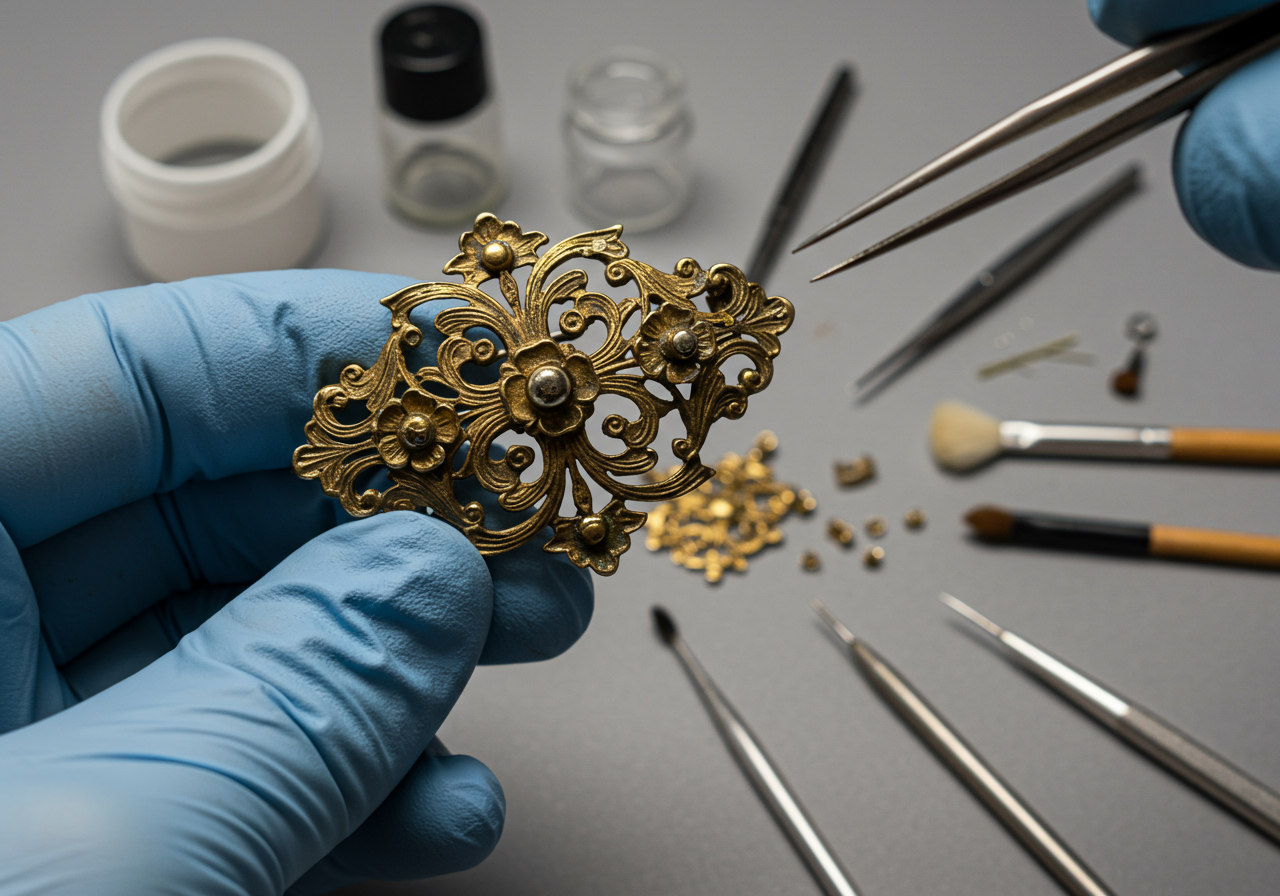 Restauro de Broche Vintage